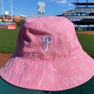 Philadelphia Phillies Pink Bucket Hat